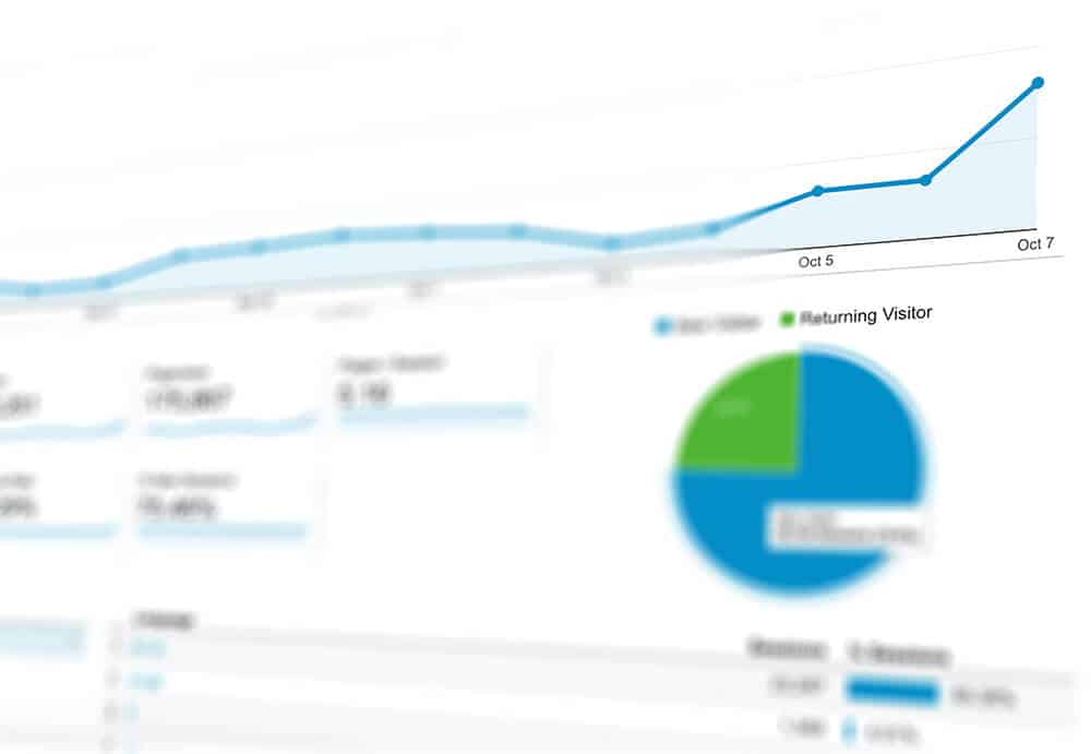 Blurred Image of Google Analytics